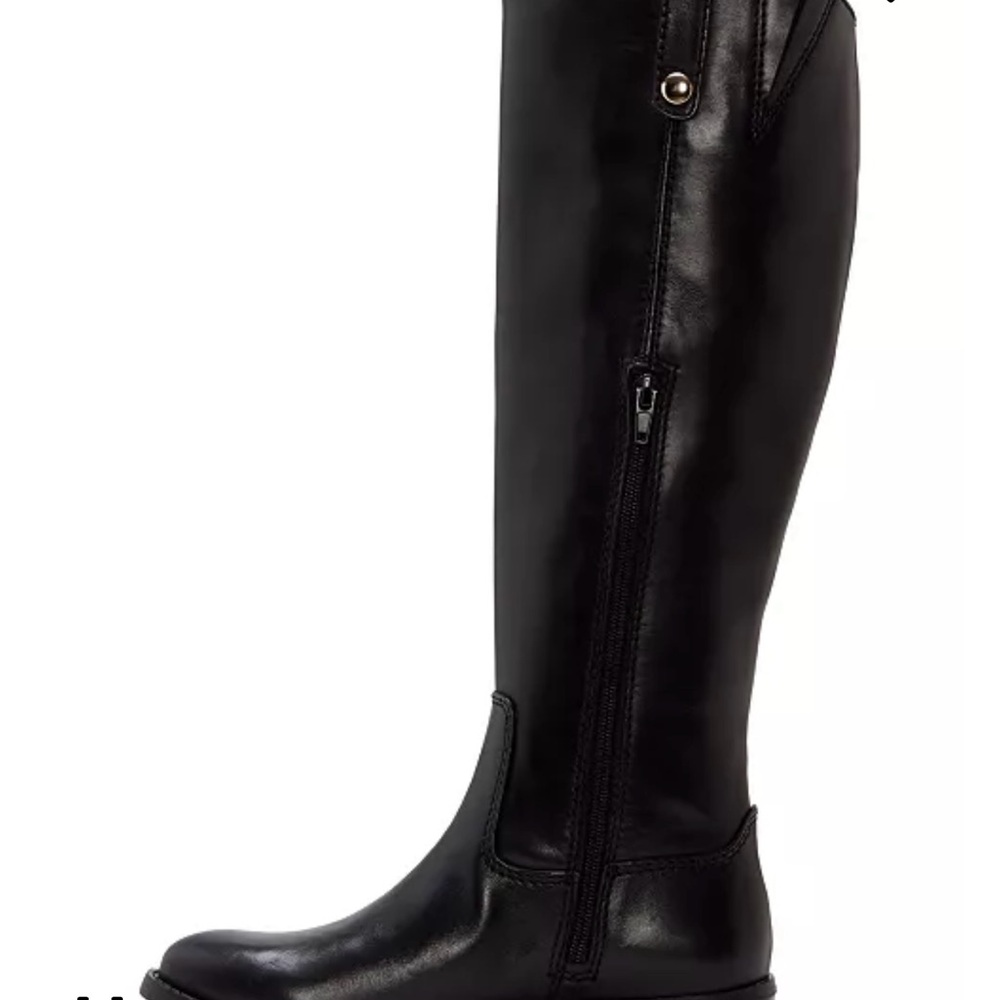 INC International Concepts Glossy Black Over the Knee Boots - Picture 5 of 8